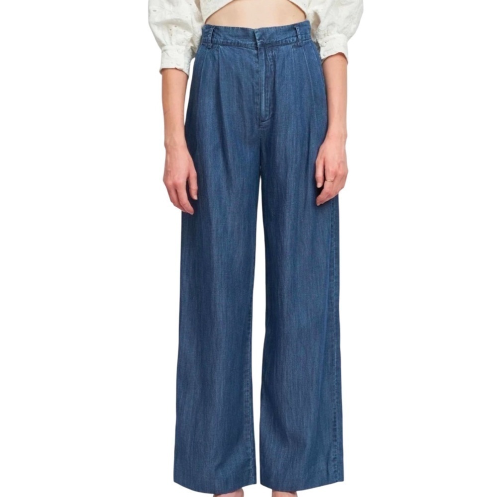 En Saison Wide-Leg Denim Pants | Size Women’s Small | NWT